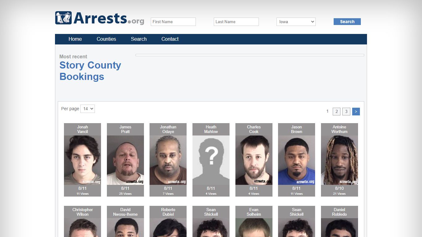 Story County Arrests and Inmate Search